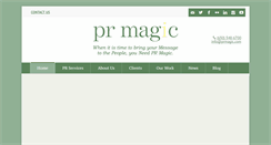 Desktop Screenshot of prmagic.com